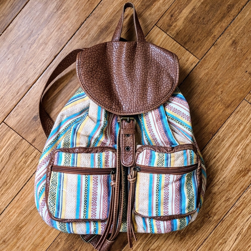 Tribal Print Backpack